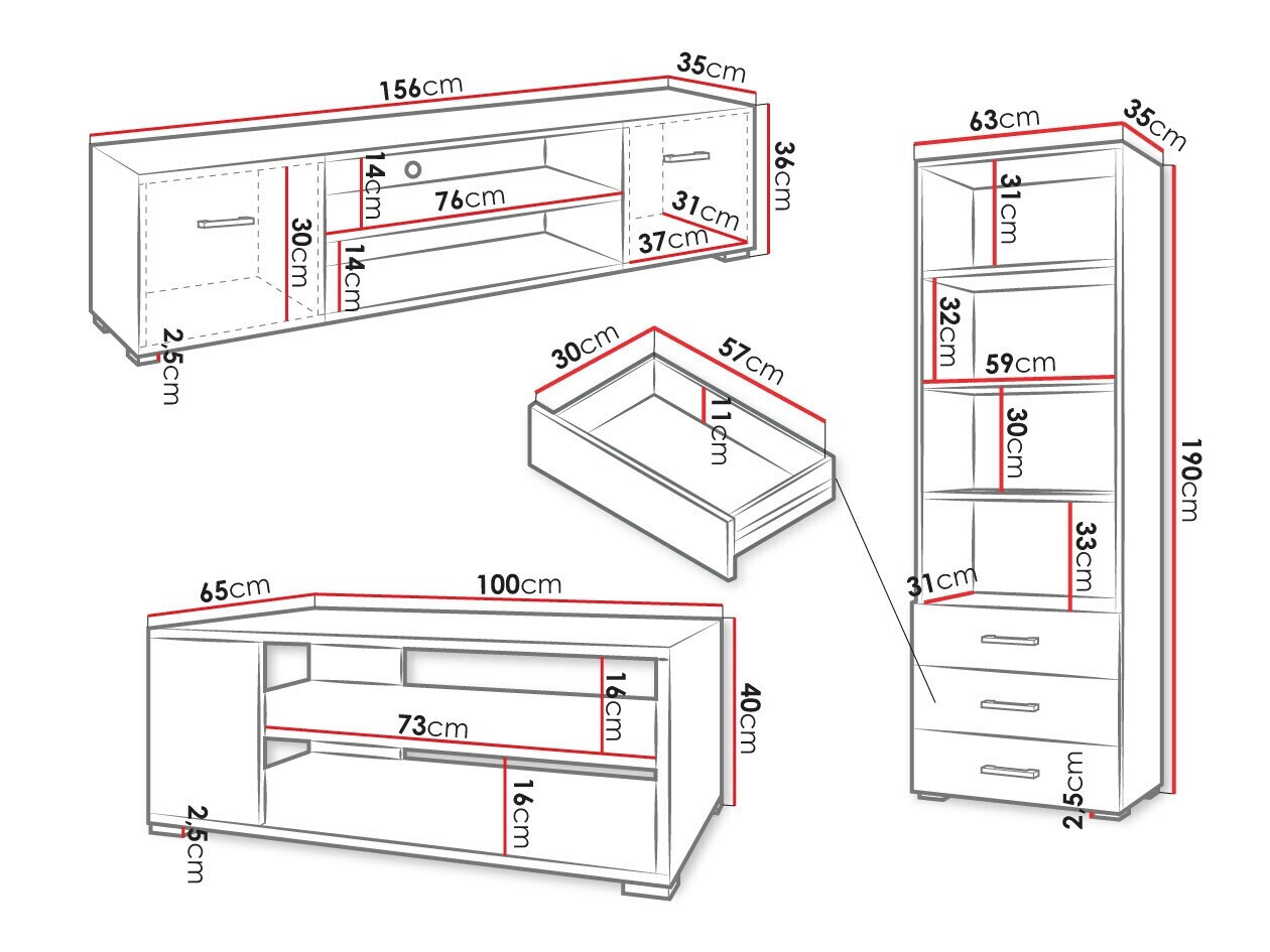Living room set Comfivo Casus II