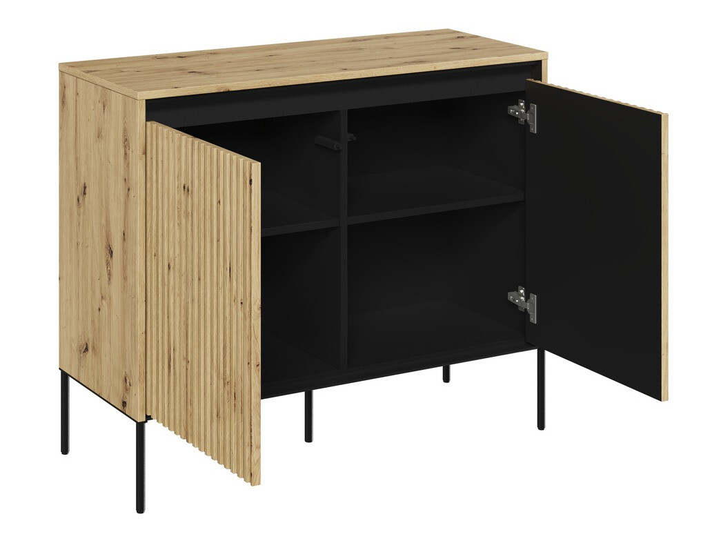 Sideboard Fernolu 101 (Artisan oak + Black)