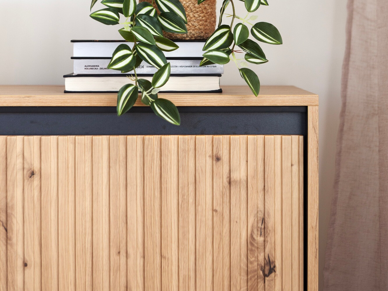 Sideboard Fernolu 101 (Artisan oak + Black)
