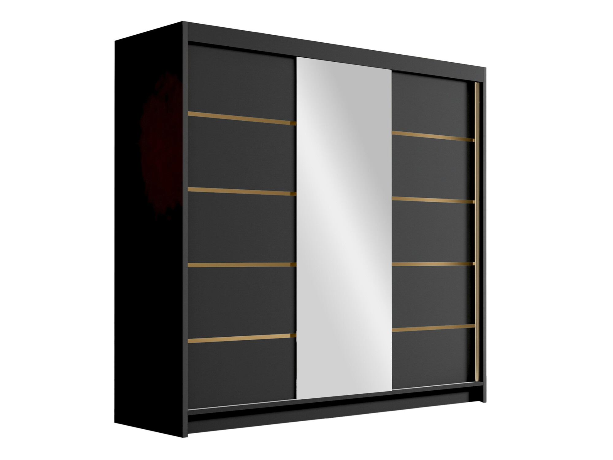 Wardrobe Closico Plenor VI (Black)