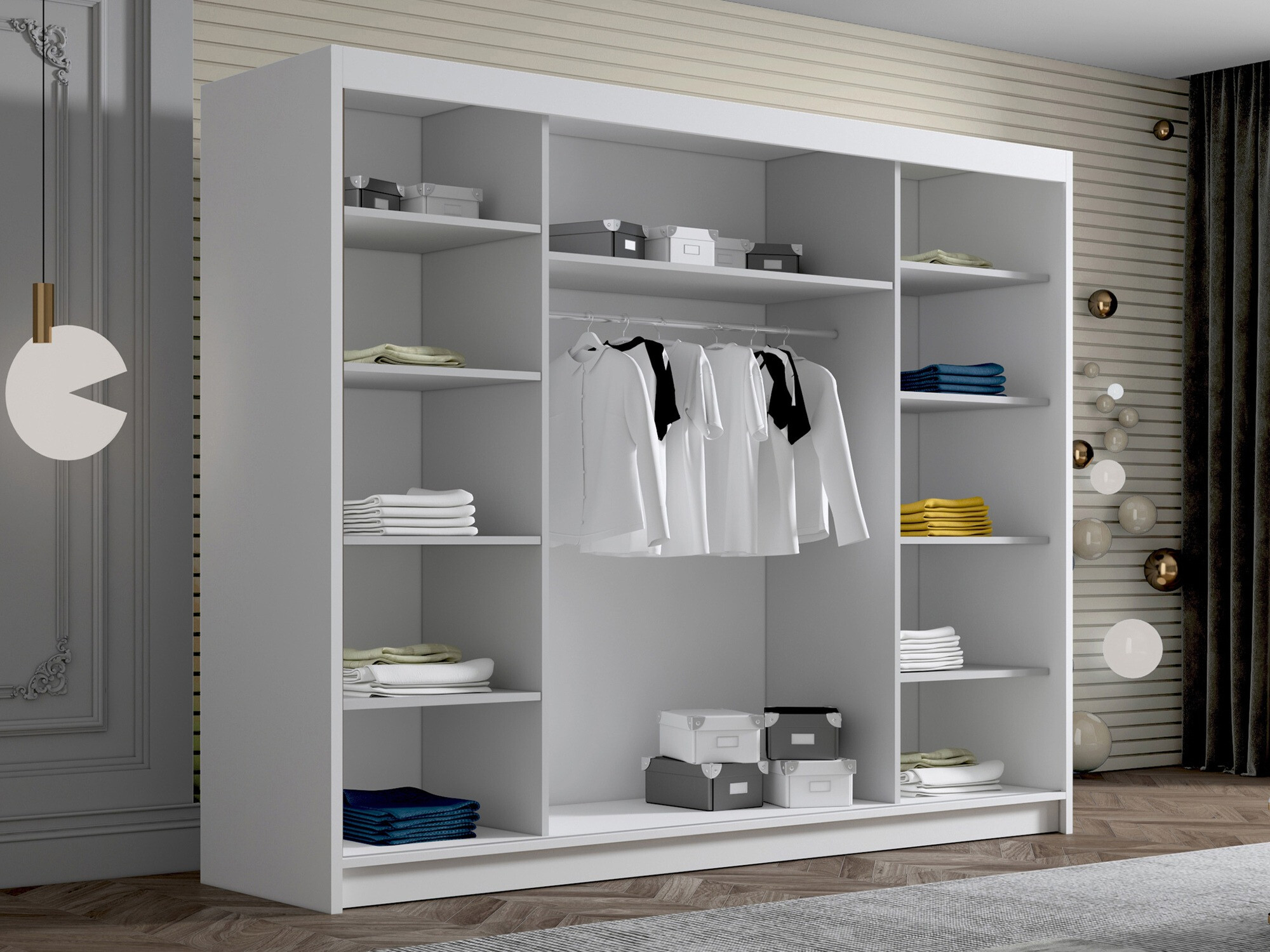 Wardrobe Closico Veltron II (White)