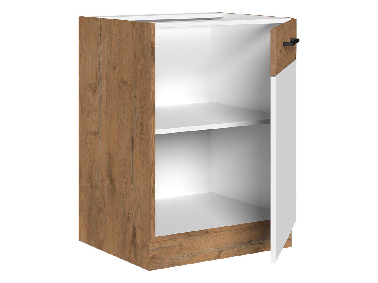 Modular cabinet with doors Wood White 116