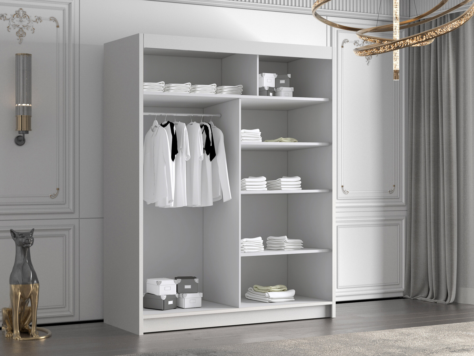 Wardrobe Closico Capsa III (Black +White)