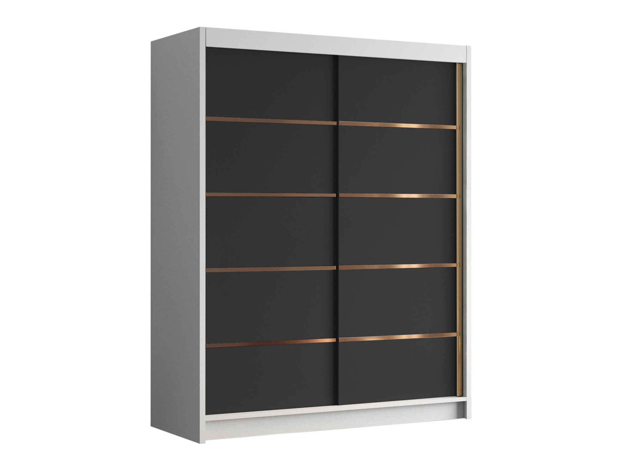 Wardrobe Closico Capsa III (White + Black)