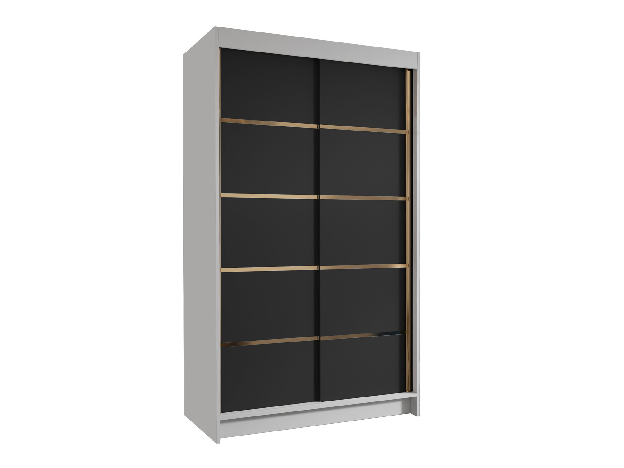 Wardrobe Closico Corden III (White + Black)