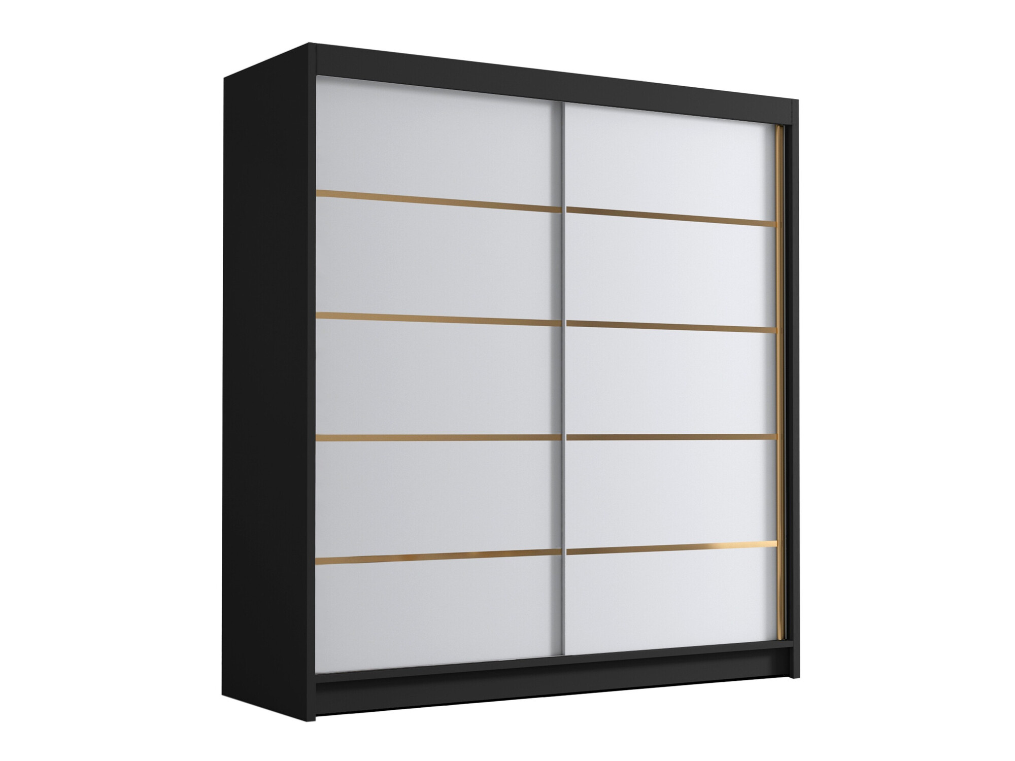 Wardrobe Closico Vallor III (Black + White)