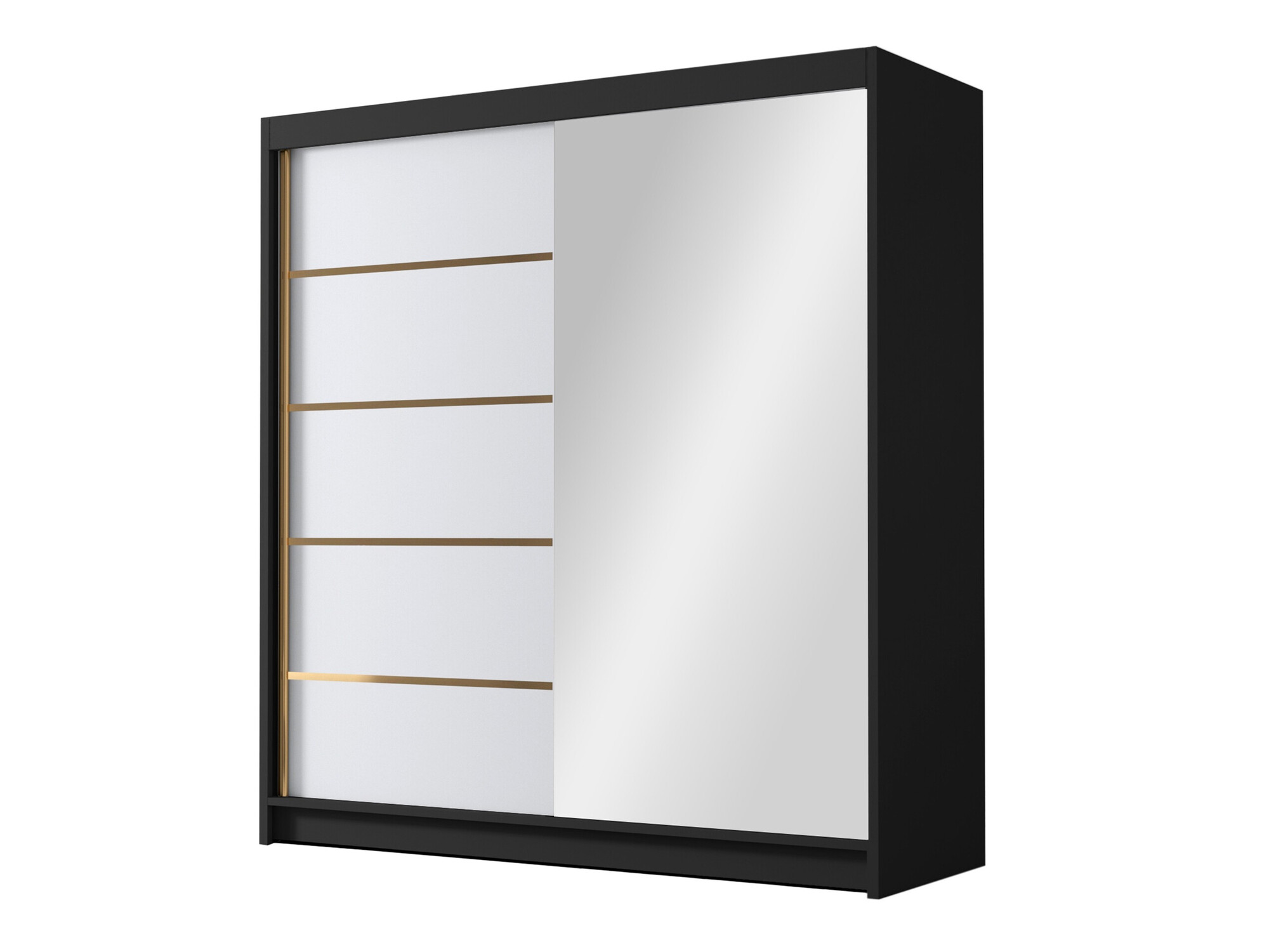 Wardrobe Closico Vallor III (Black + White)