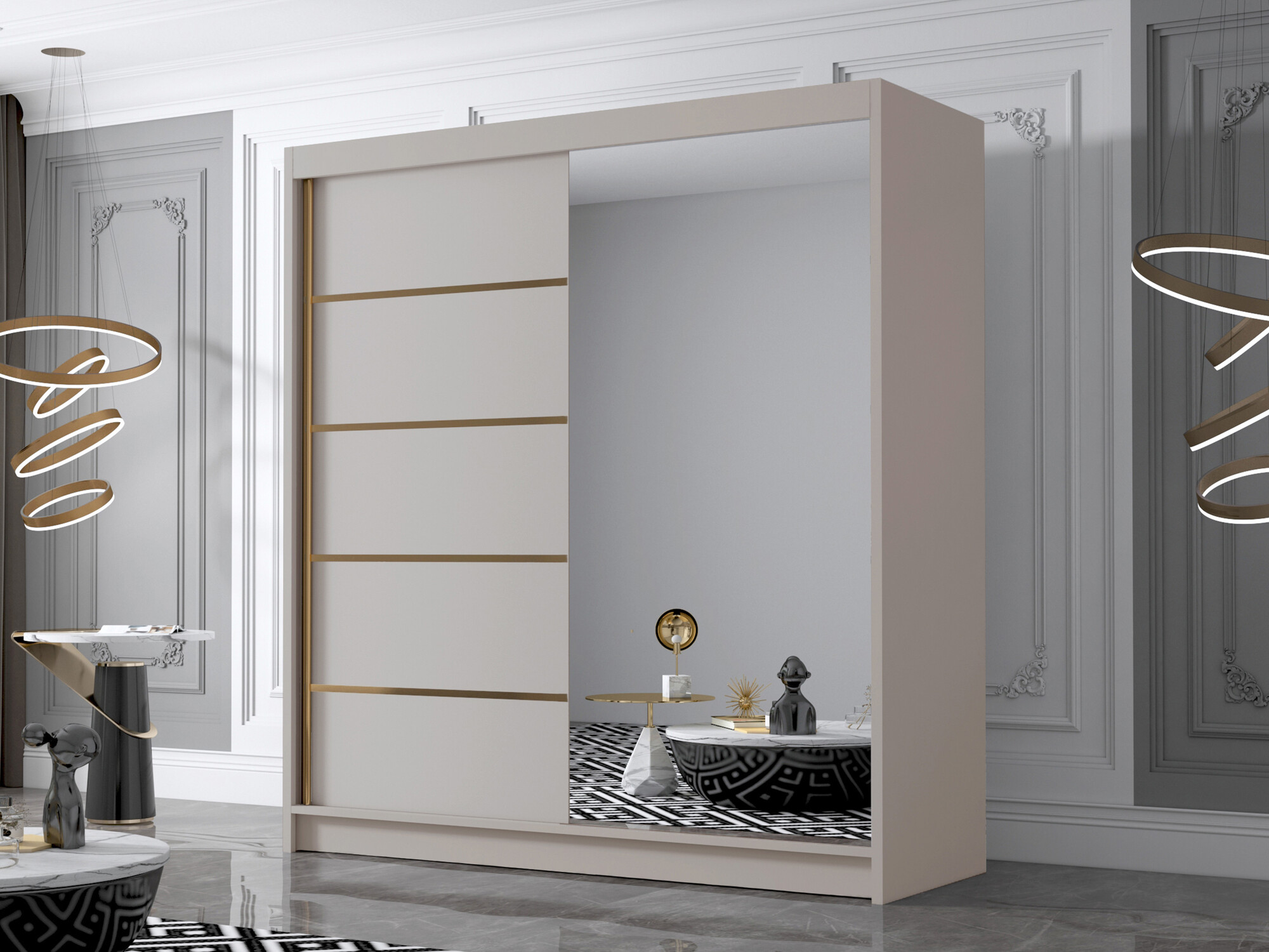 Wardrobe Closico Vallor III (Cashmere)