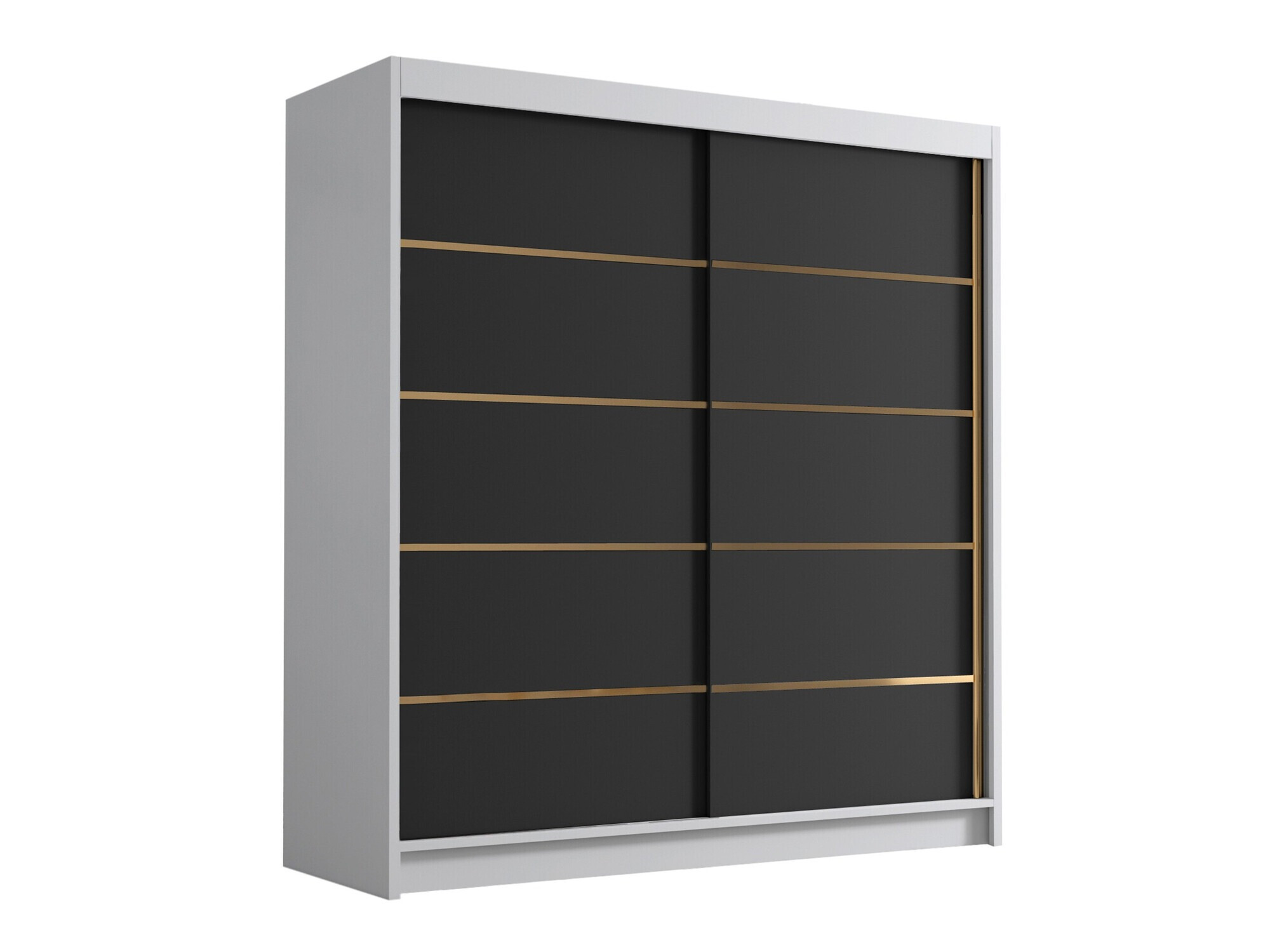 Wardrobe Closico Vallor III (White + Black)