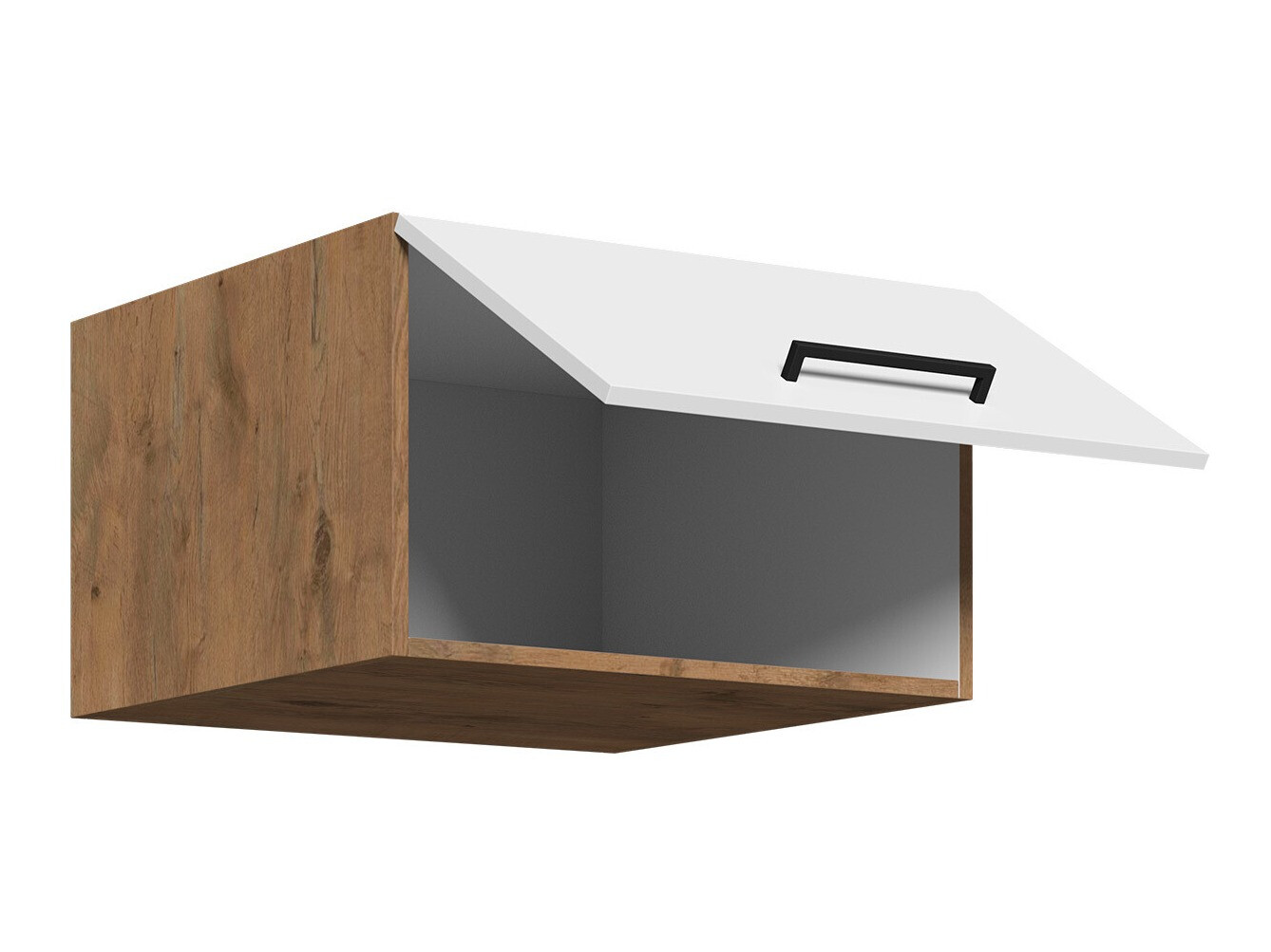 Modular wall cabinet Wood Grey 124