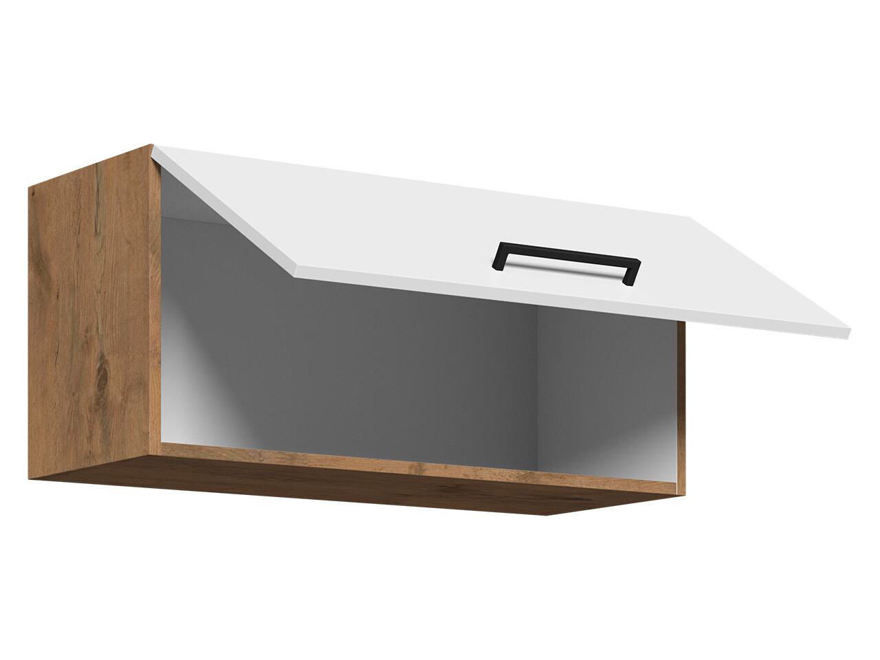 Modular wall cabinet Wood Grey 129