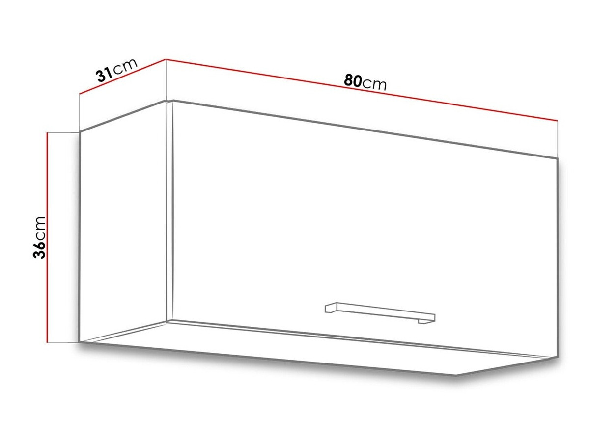 Modular wall cabinet Wood Grey 129