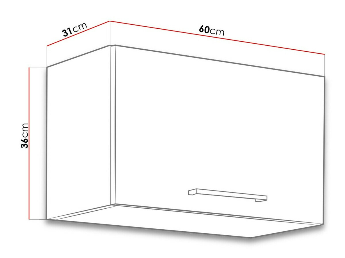 Modular wall cabinet Wood White 111