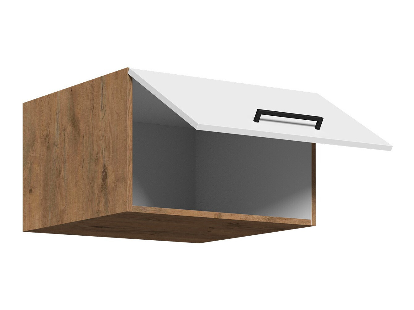 Modular wall cabinet Wood White 124