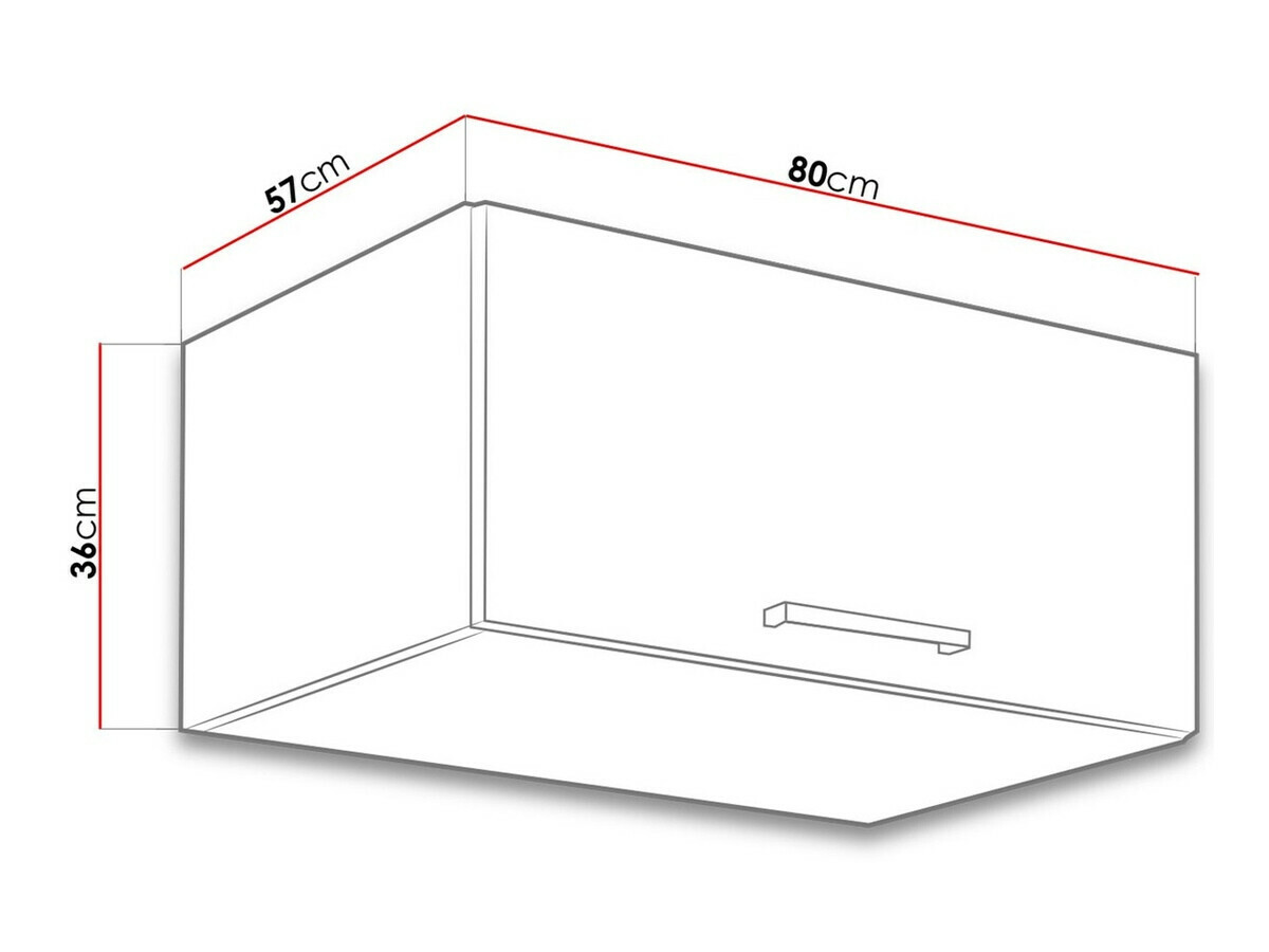 Modular wall cabinet Wood White 134