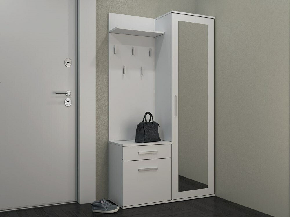 Hallway set Mandeville 126 (Matte white)