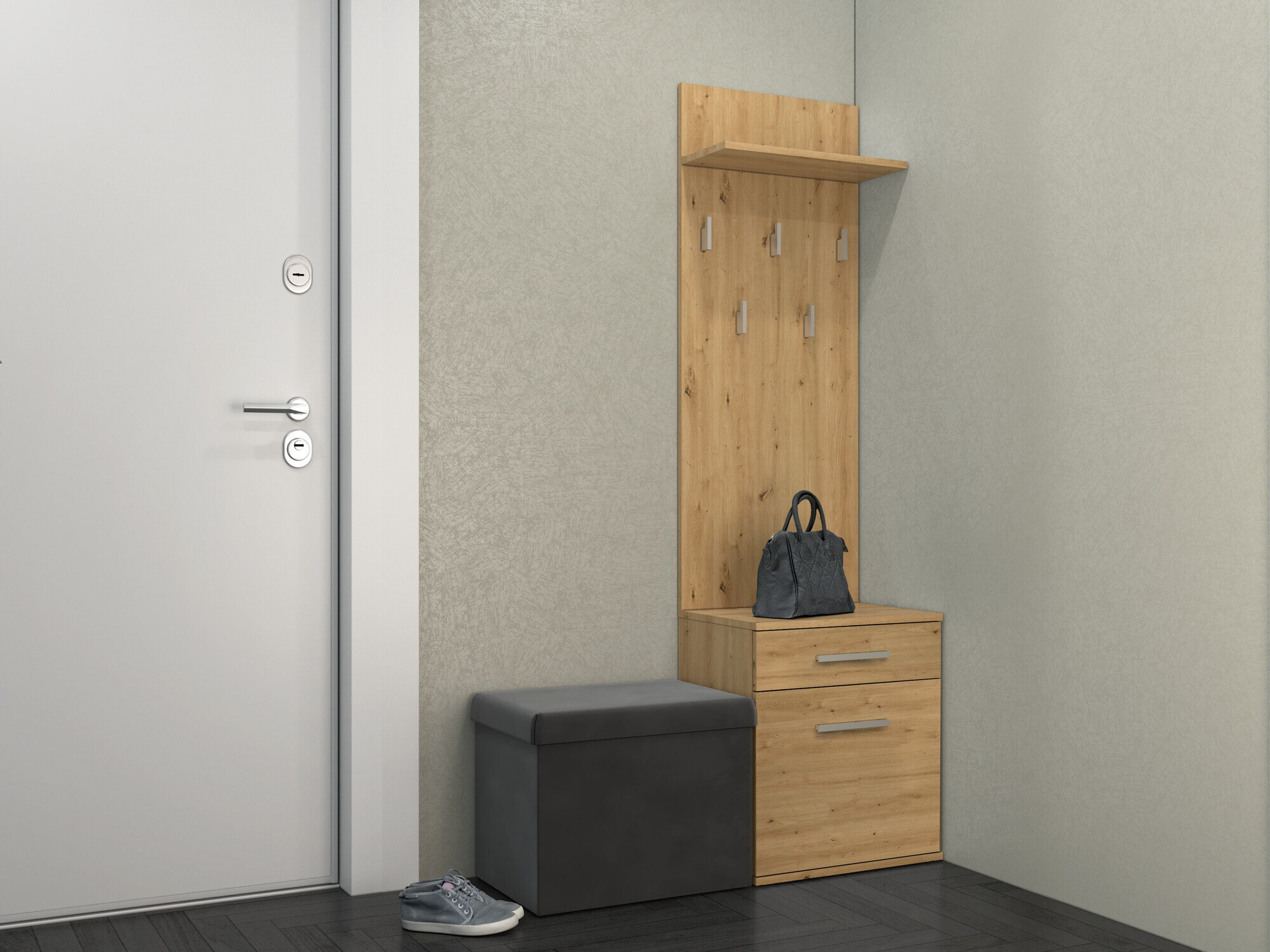 Hallway set Mandeville 129 (Artisan oak)