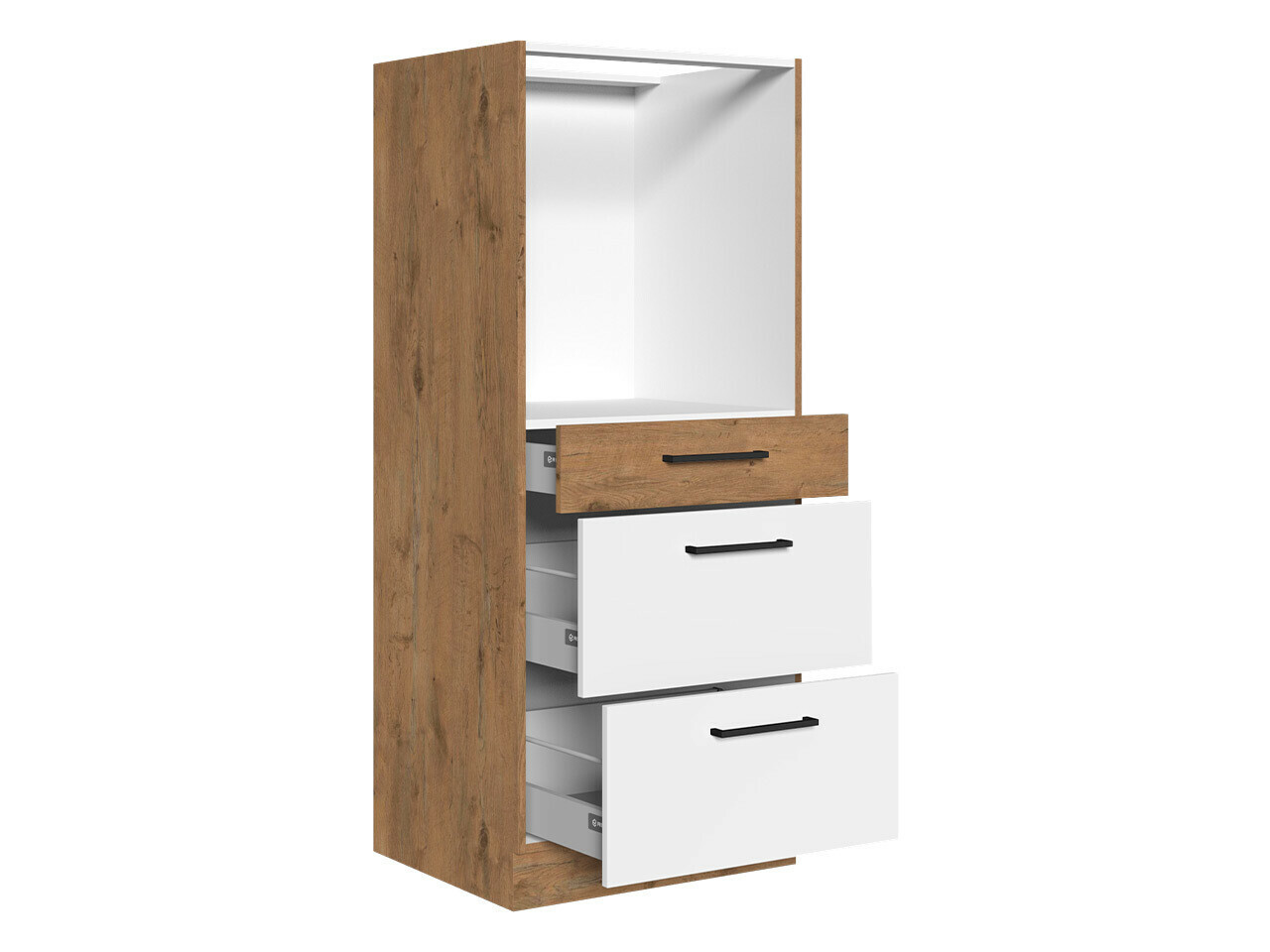 Modular cabinet for built-in appliances Wood Grey 102