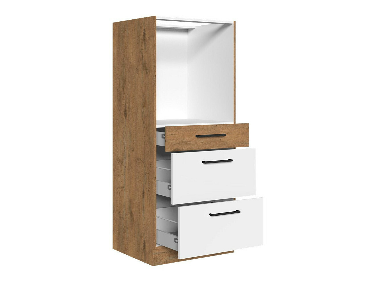 Modular cabinet for built-in appliances Wood White 102