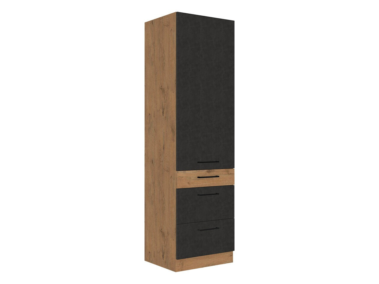 Modular cabinet with doors Wood Grey 127