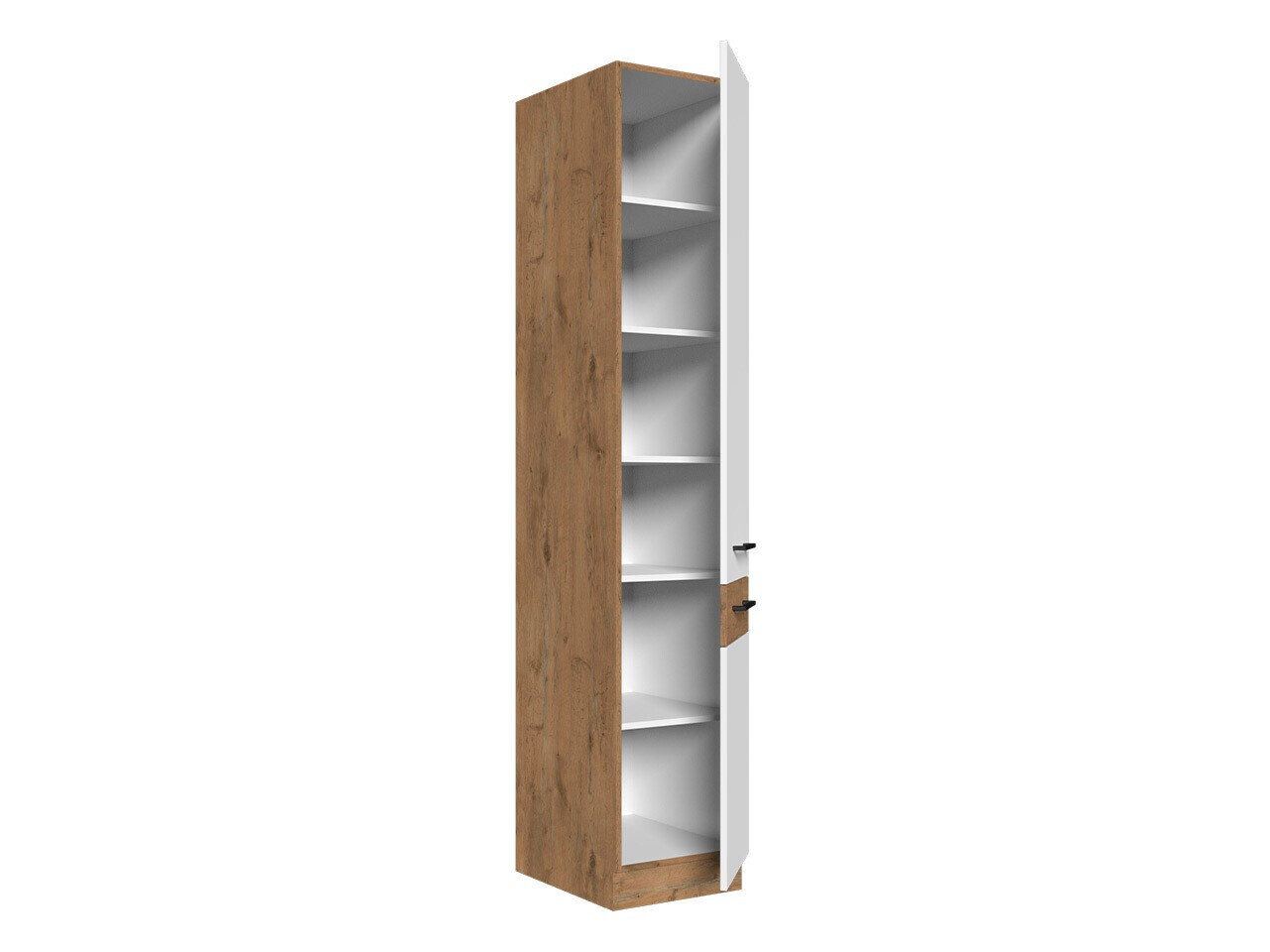 Modular cabinet with doors Wood White 119