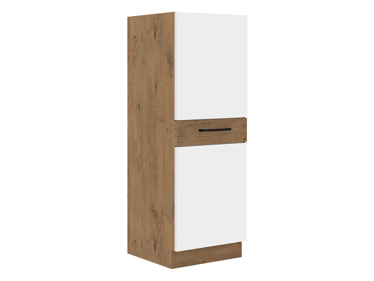 Modular cabinet with drawer and doors Wood White 100