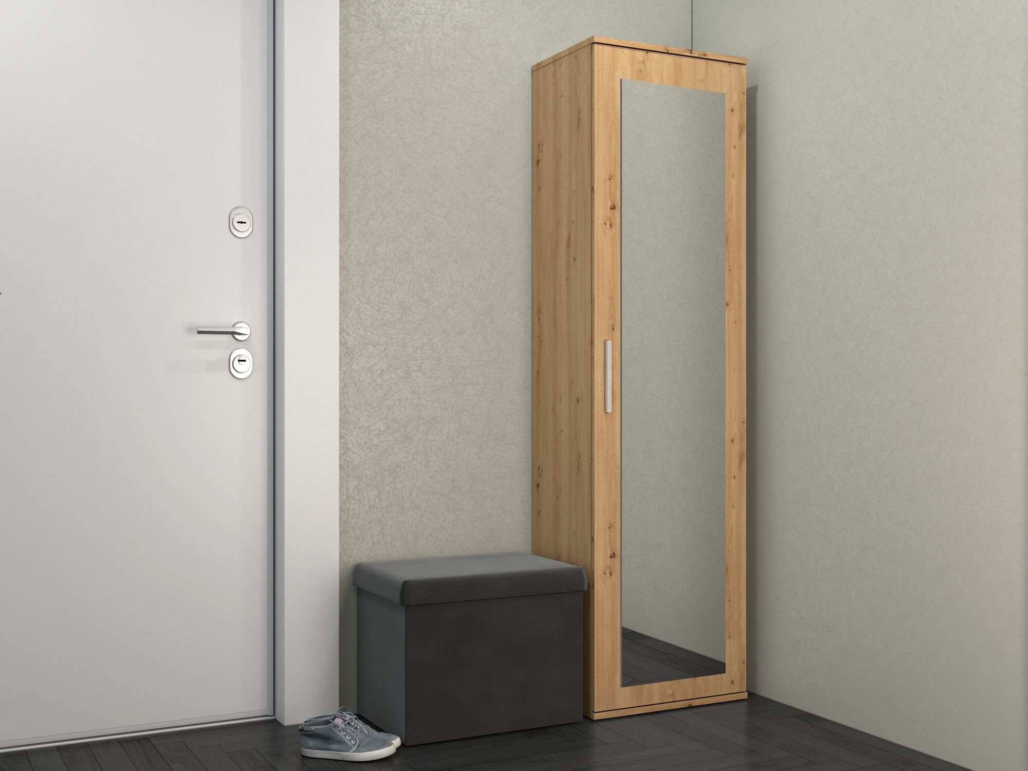 Wardrobe Mandeville 127 (Artisan oak)