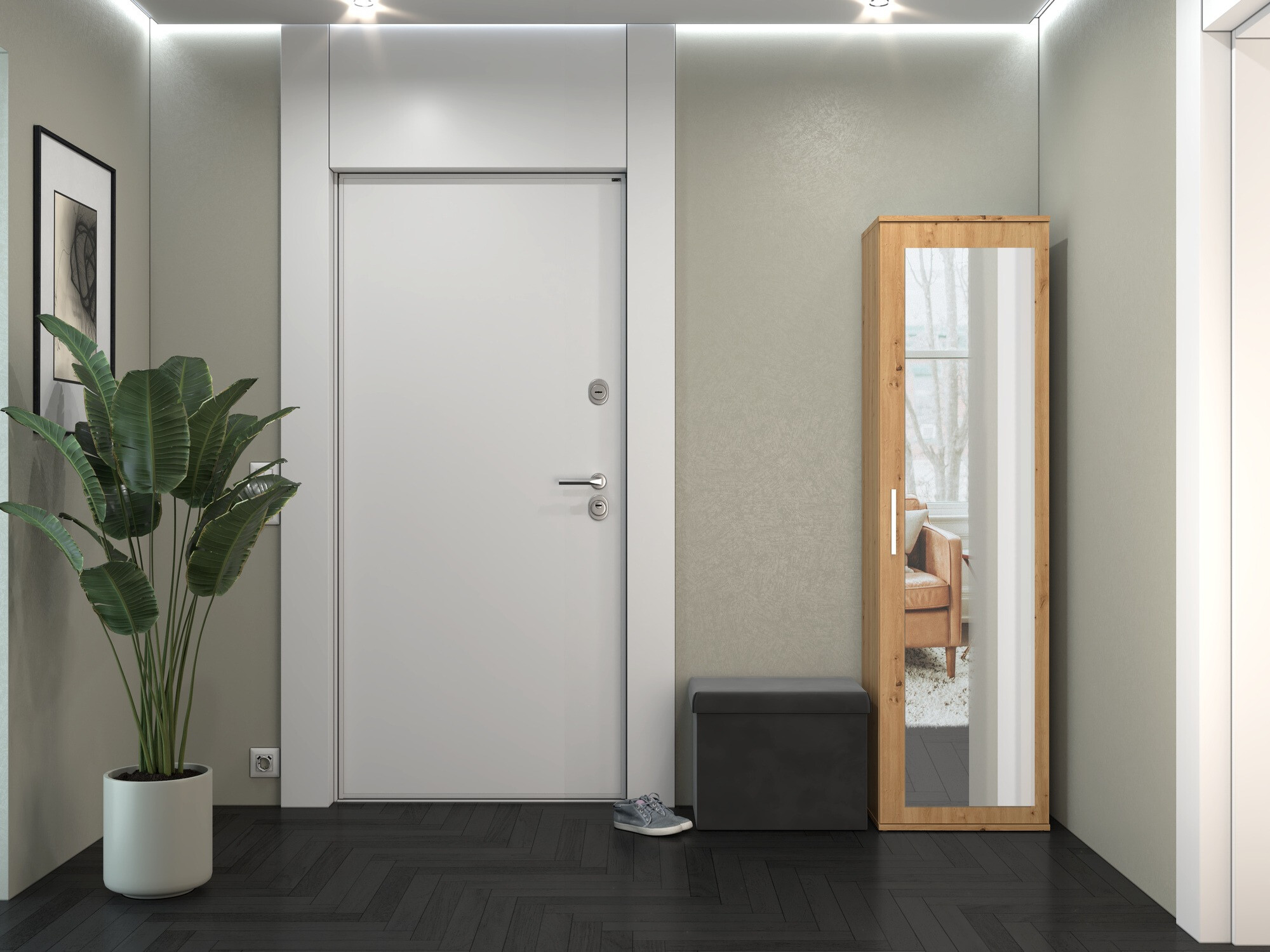 Wardrobe Mandeville 127 (Artisan oak)