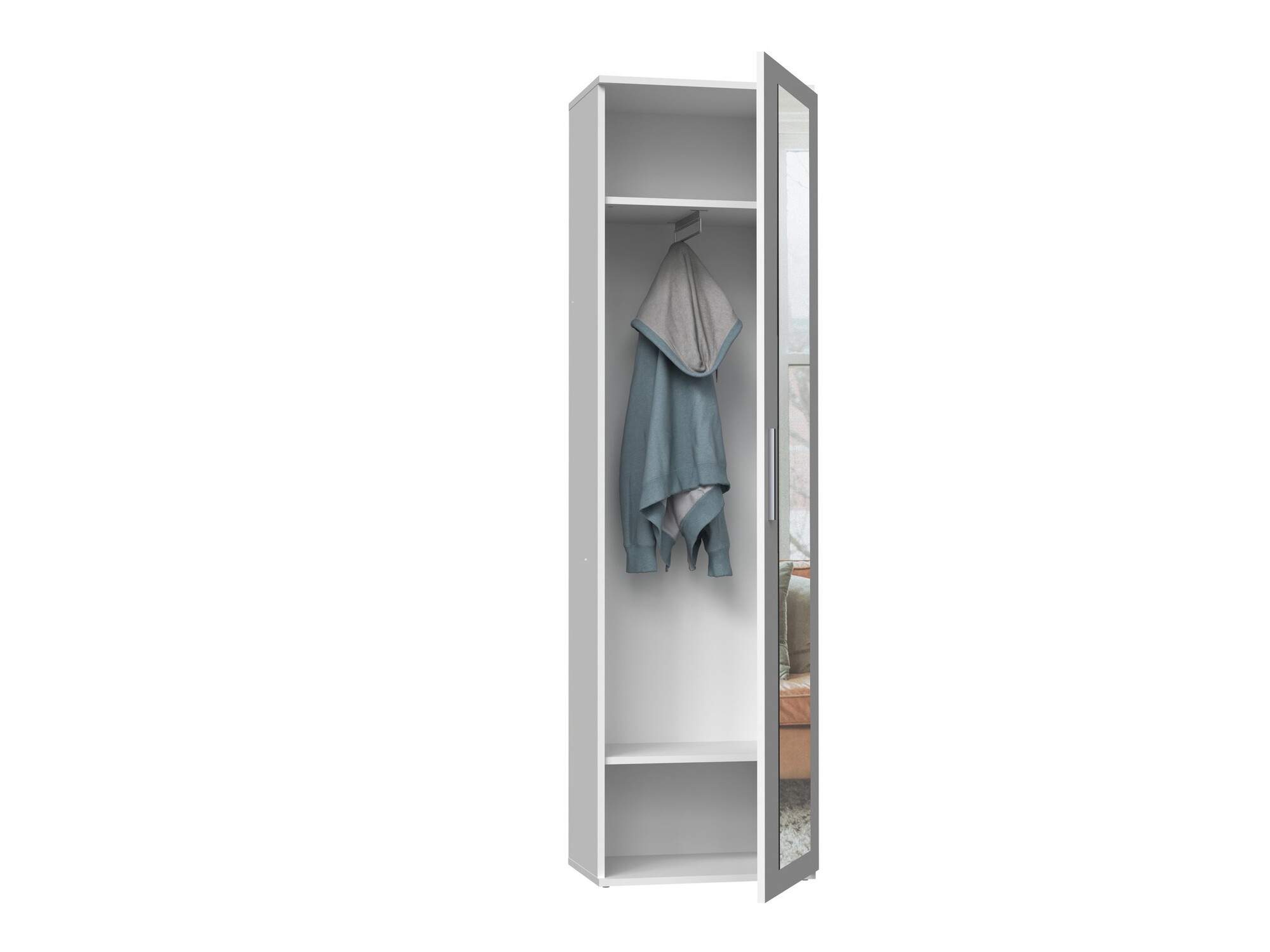 Wardrobe Mandeville 127 (Matte white)