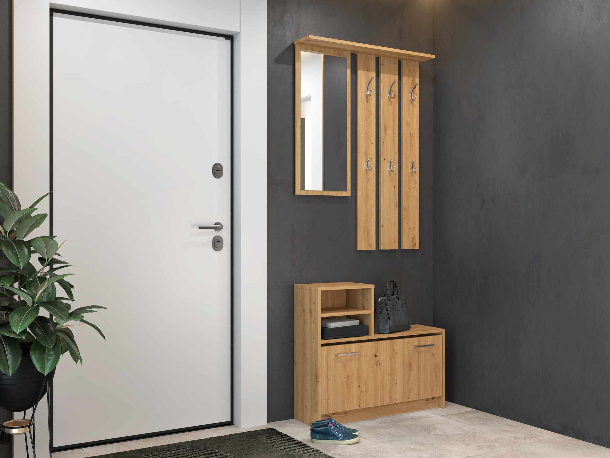 Hallway set Mandeville 144 (Artisan oak)
