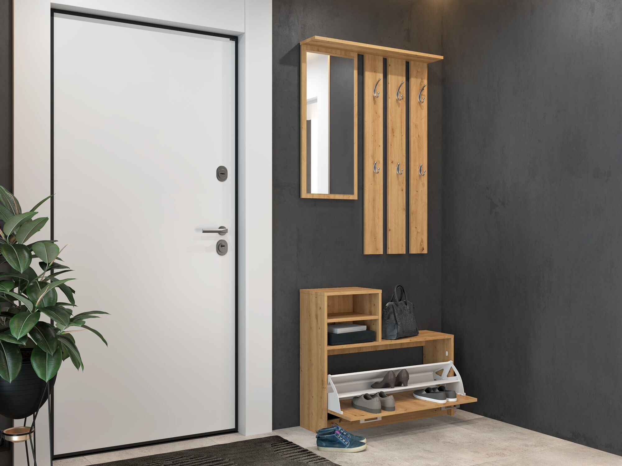 Hallway set Mandeville 144 (Artisan oak)