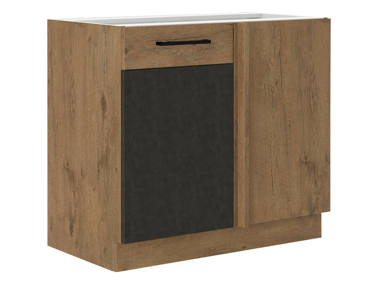 Modular cabinet with doors Wood Grey 103