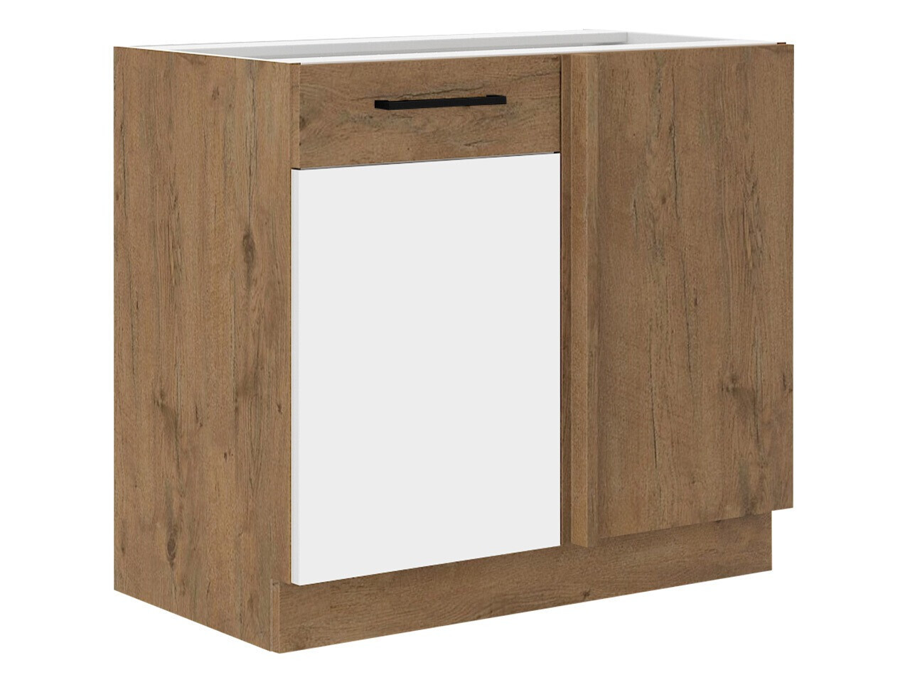 Modular cabinet with doors Wood White 103