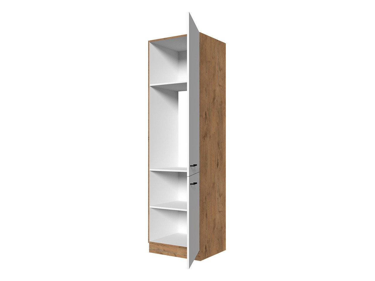 Modular cabinet with doors Wood White 135