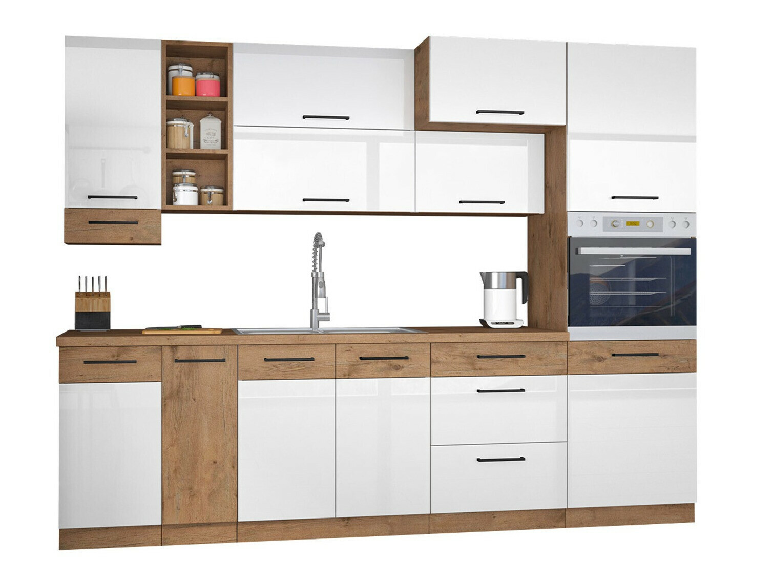 Modular kitchen set Wood White 137