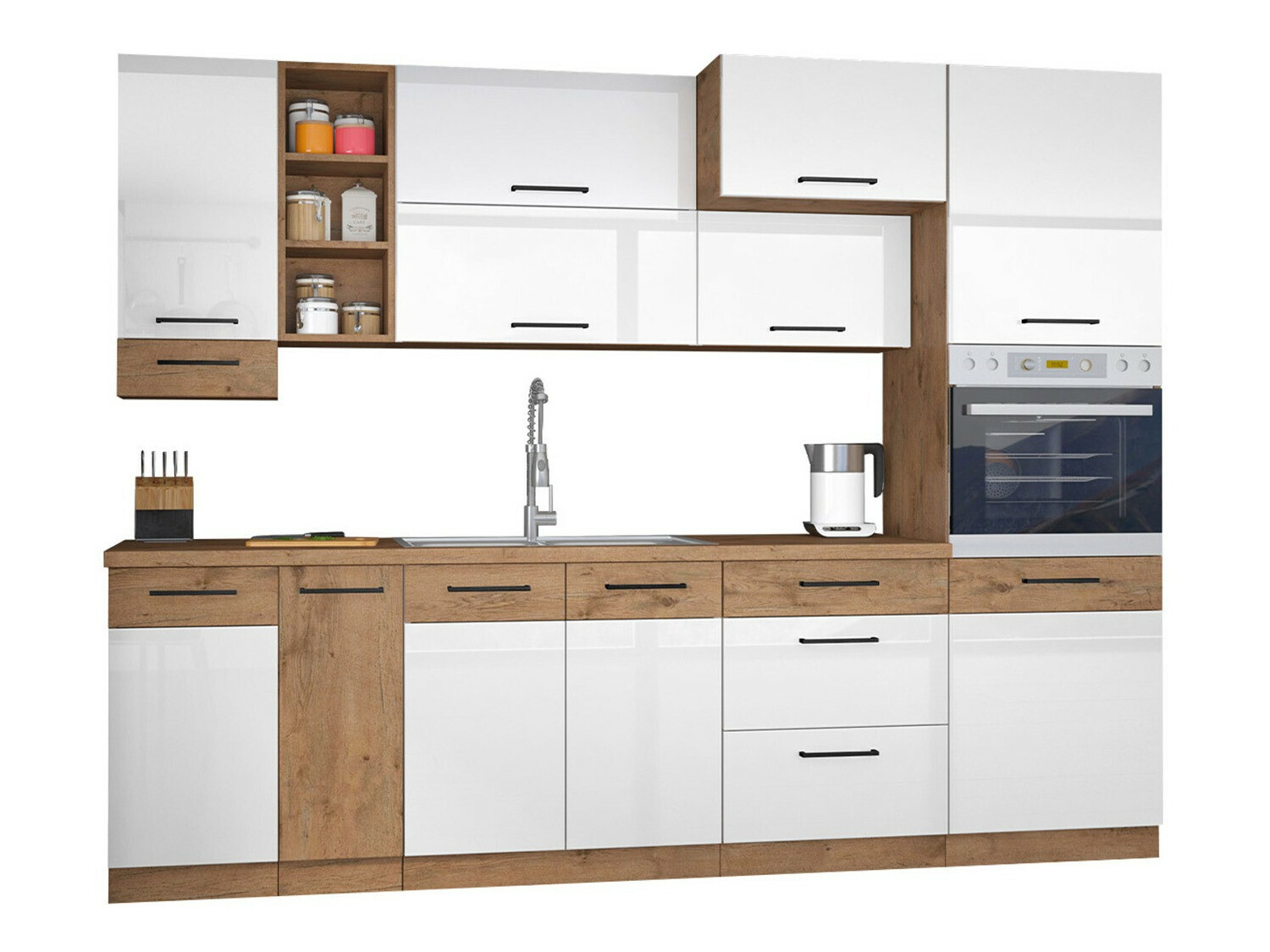 Modular kitchen set Wood White 137