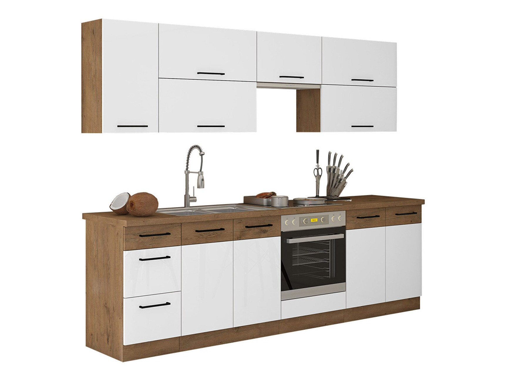 Modular kitchen set Wood White 138