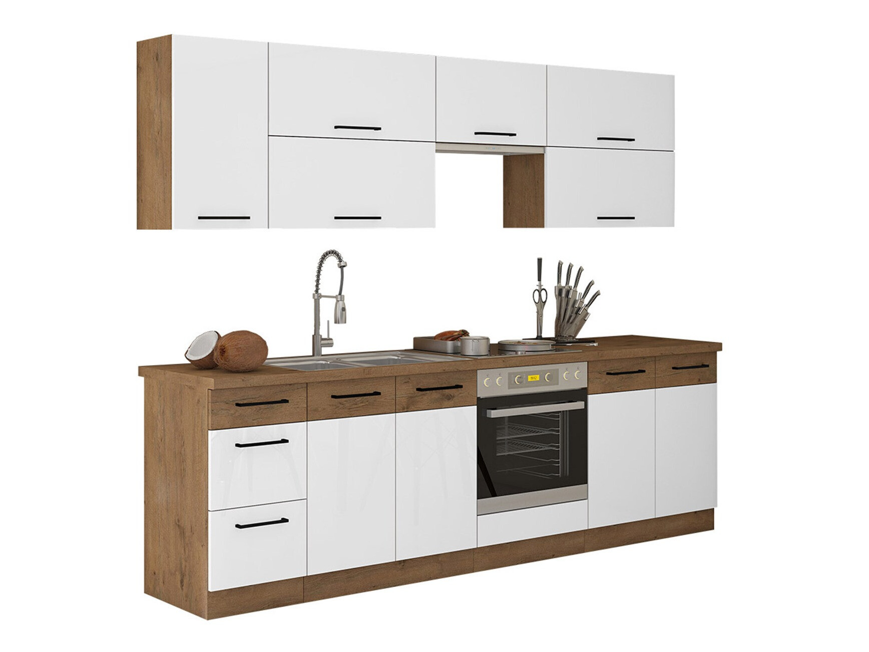 Modular kitchen set Wood White 138