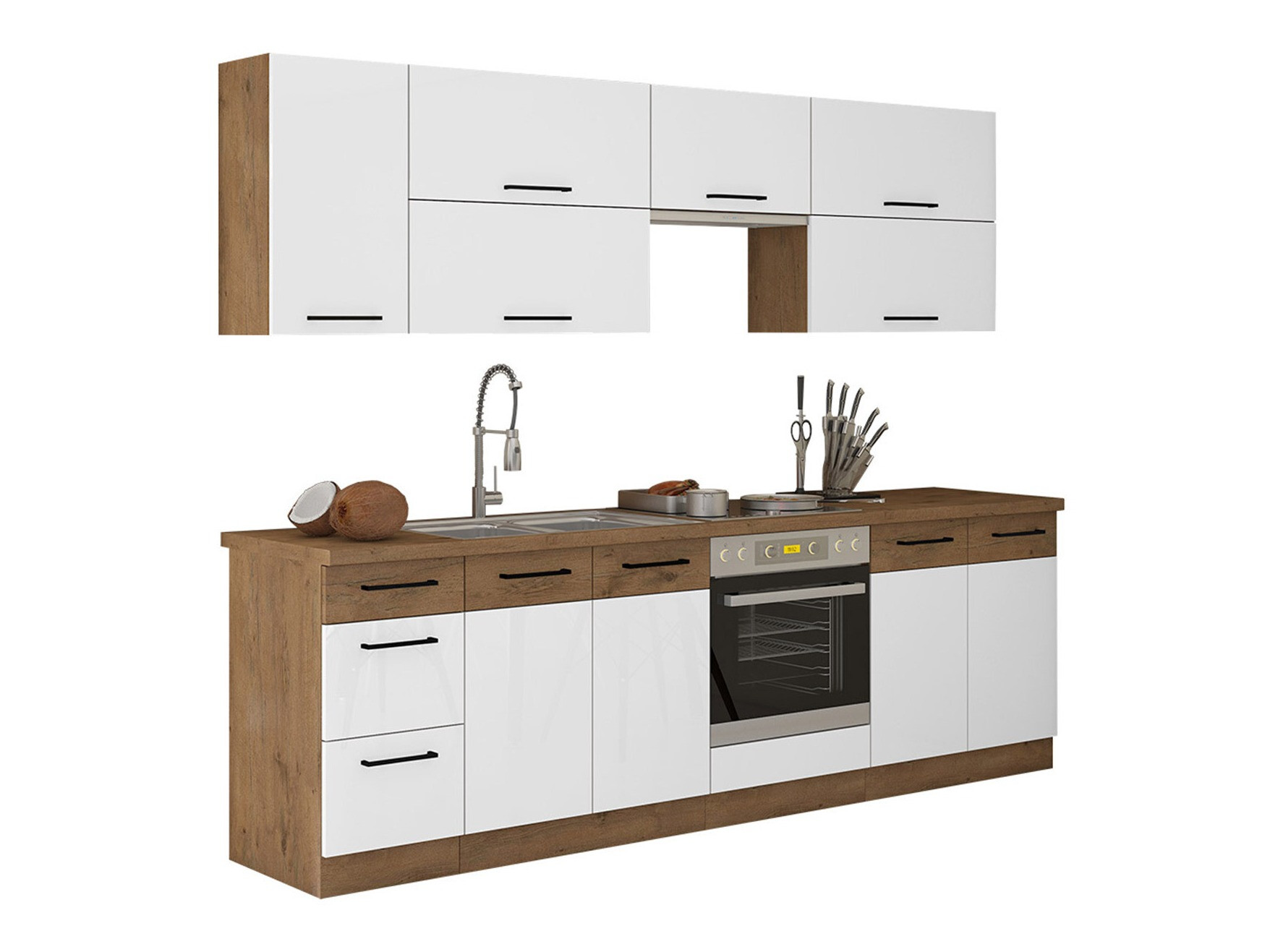 Modular kitchen set Wood White 138