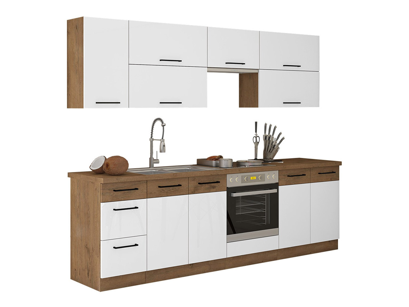 Modular kitchen set Wood White 138