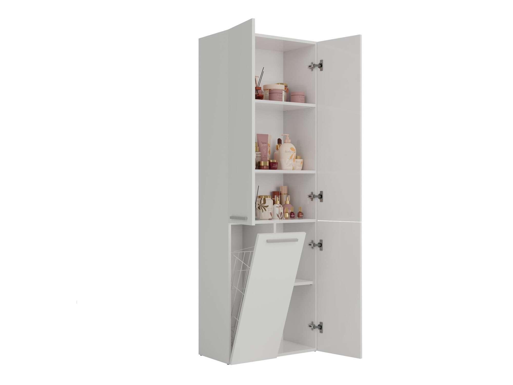 Standing bathroom cabinet Nolmaru 100 (White)
