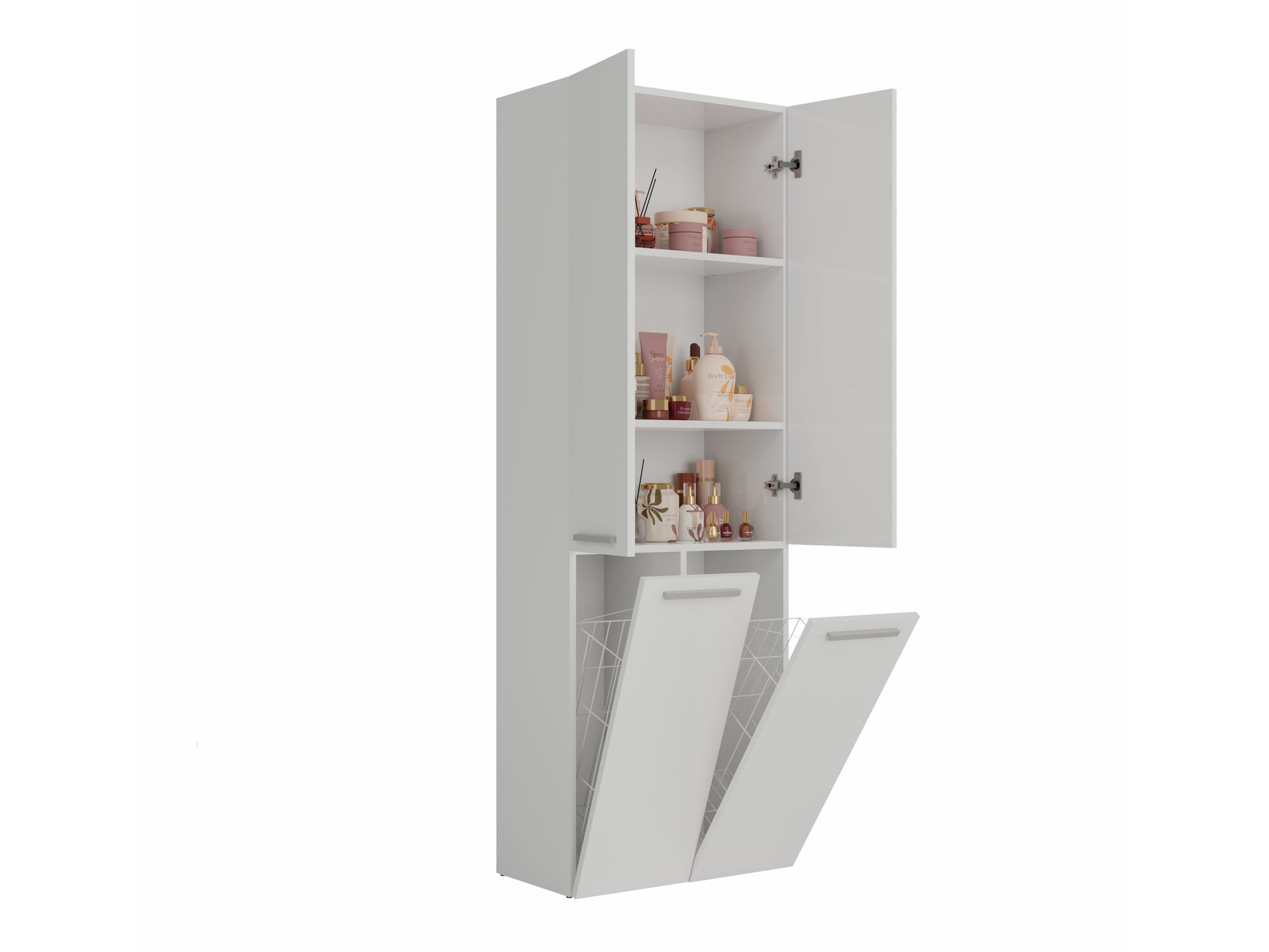 Standing bathroom cabinet Nolmaru 102 (White)