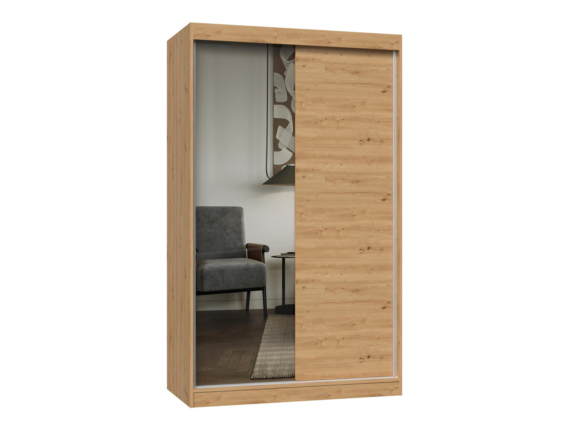 Wardrobe Mandeville 155 (Artisan oak)