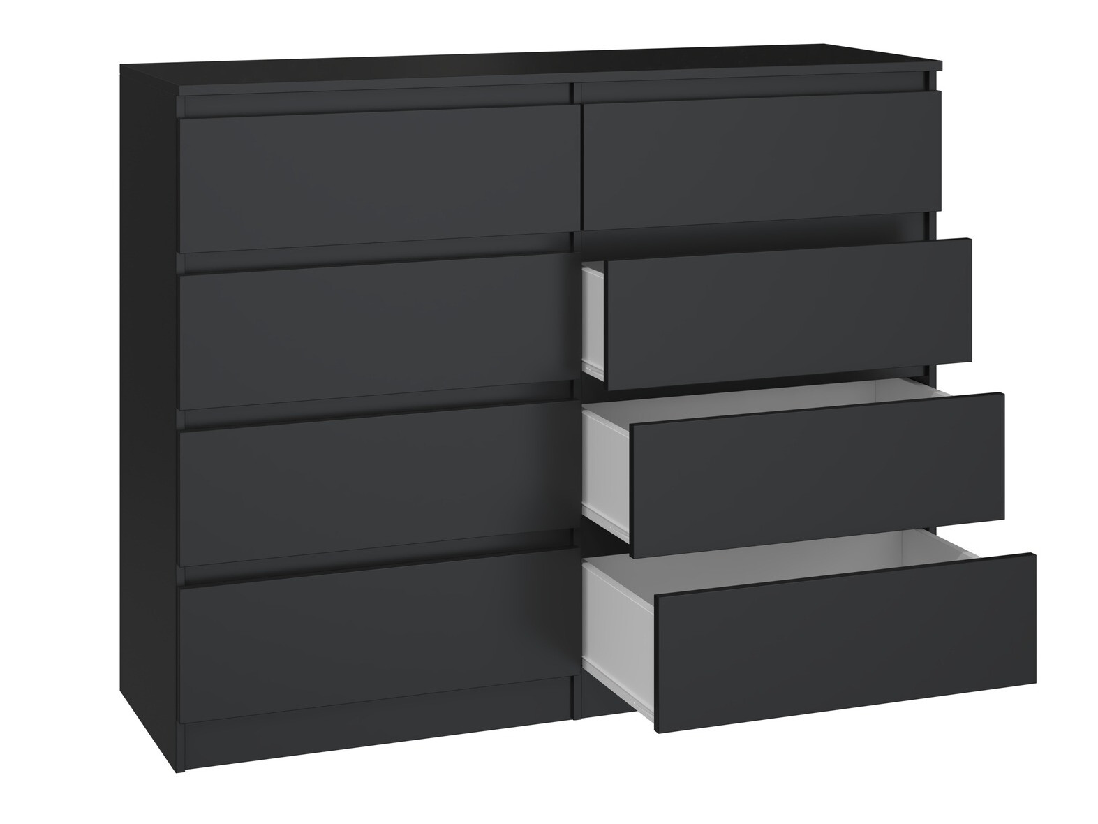 Chest of drawers Elbvelu 101 (Black)