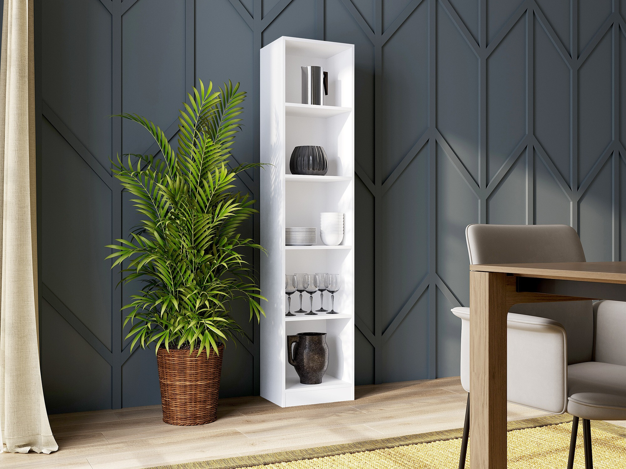 Bookcase Mandeville 183 (White)