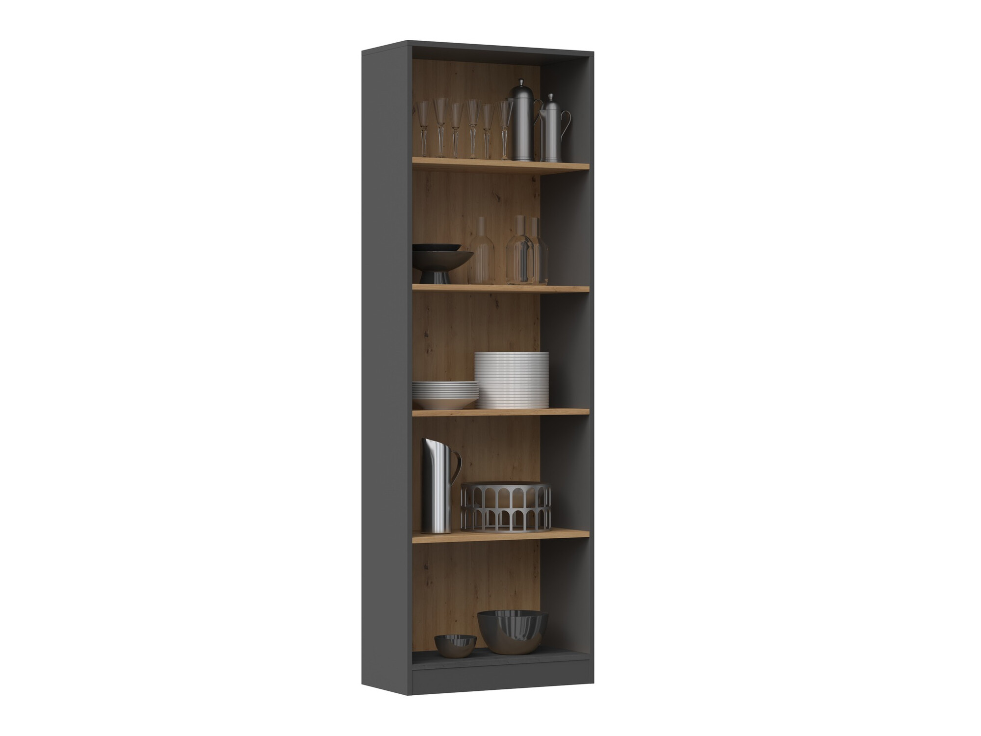 Bookcase Mandeville 191 (Anthracite)
