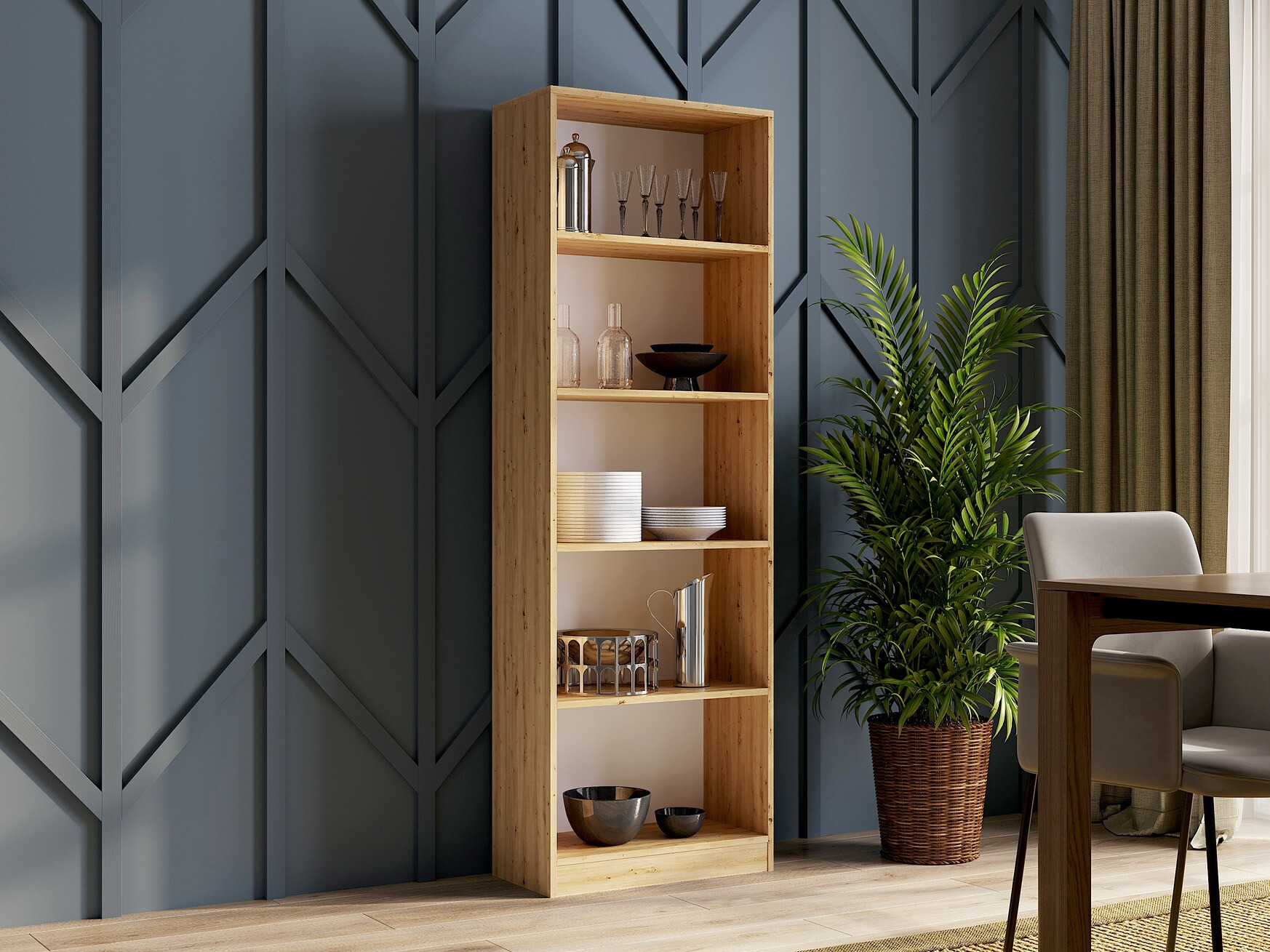 Bookcase Mandeville 191 (Artisan oak)