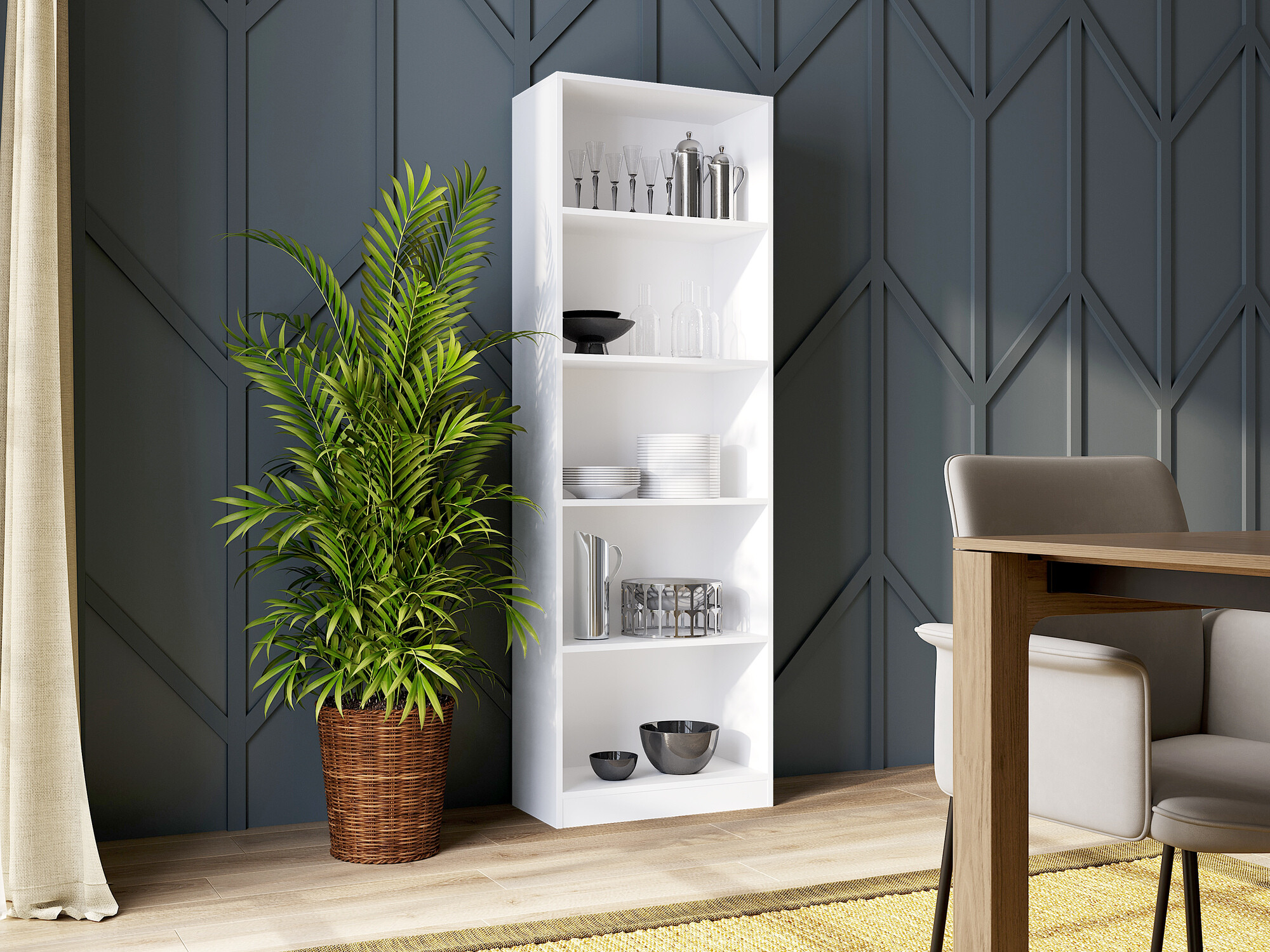 Bookcase Mandeville 191 (White)