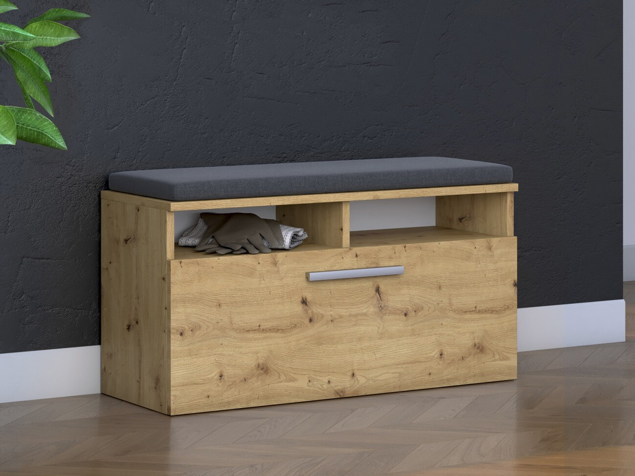Shoe cabinet Mandeville 189 (Artisan oak)