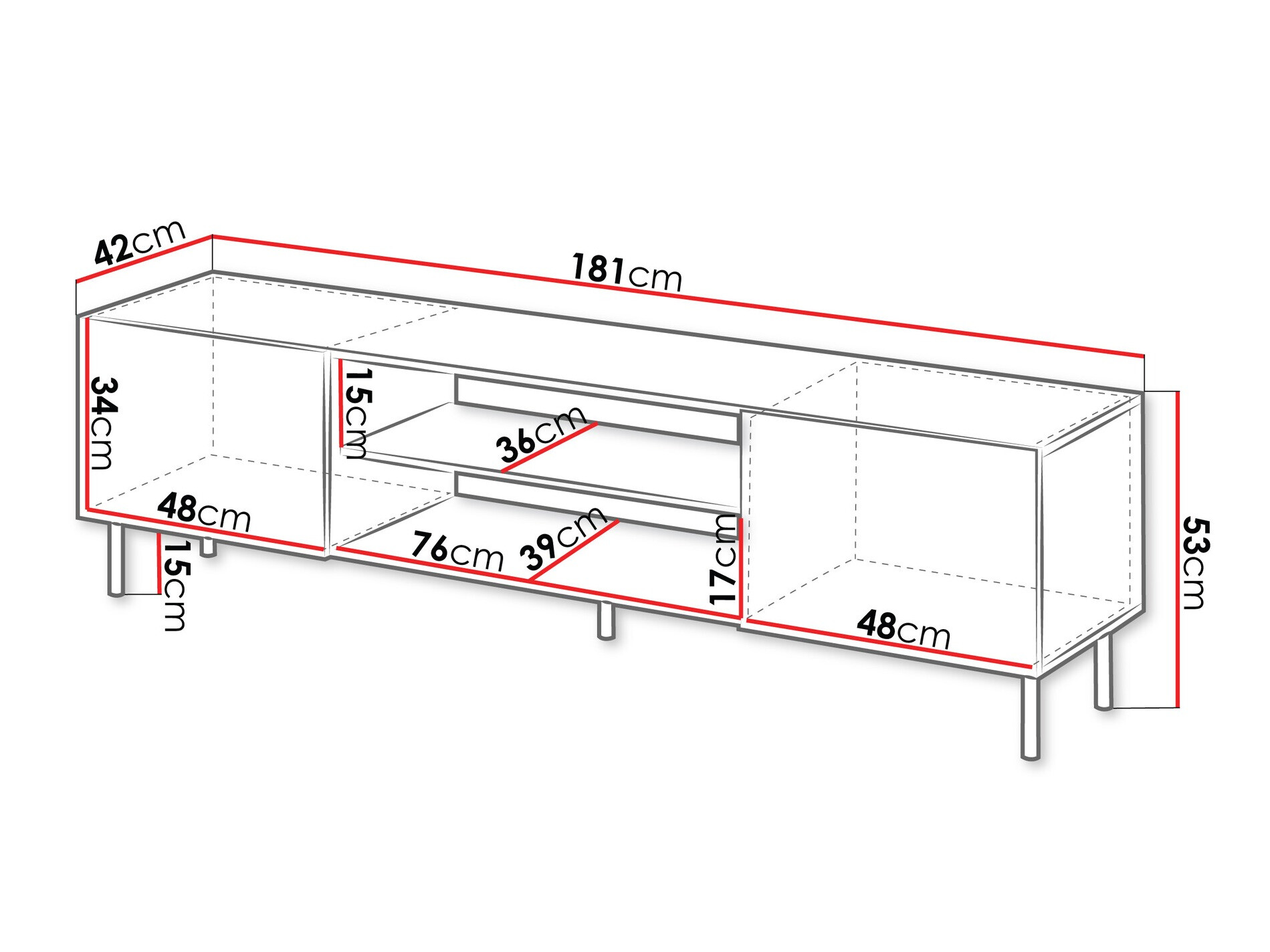 TV stand Studium (Not available)